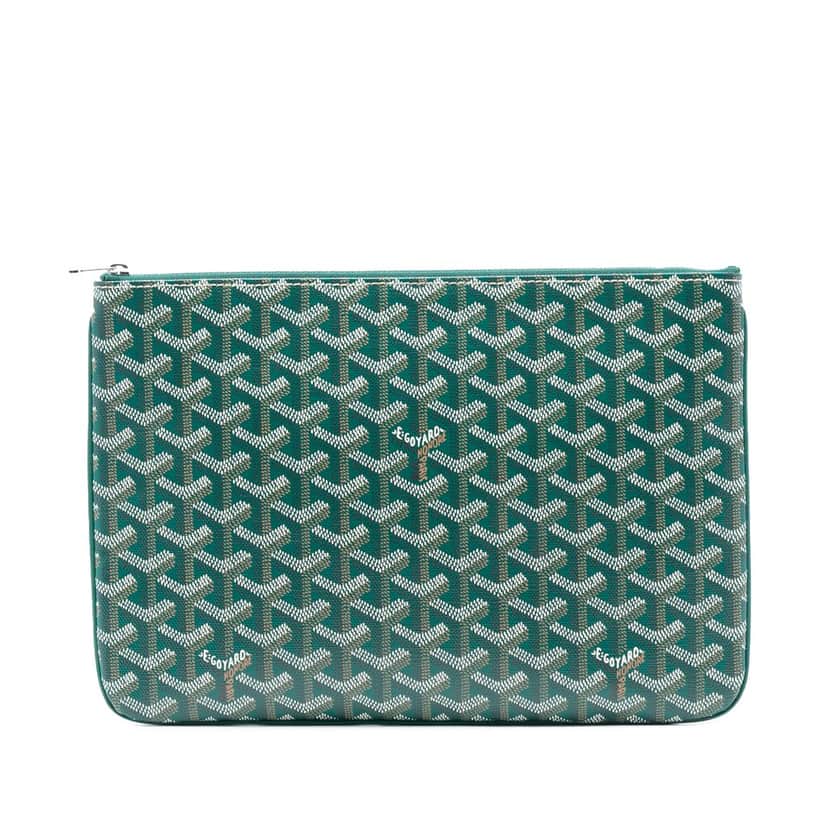 Goyard Goyardine Senat MM Green Very good condition - Front View