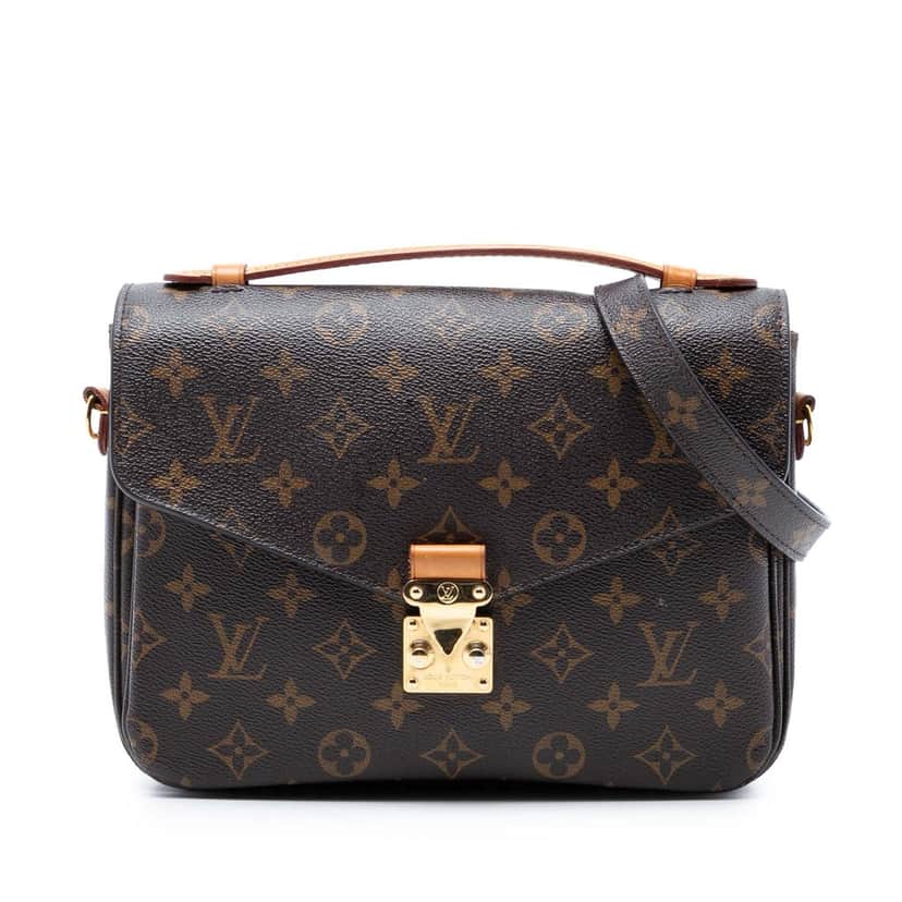 Louis Vuitton Monogram Pochette Metis Brown Very good condition - Front View