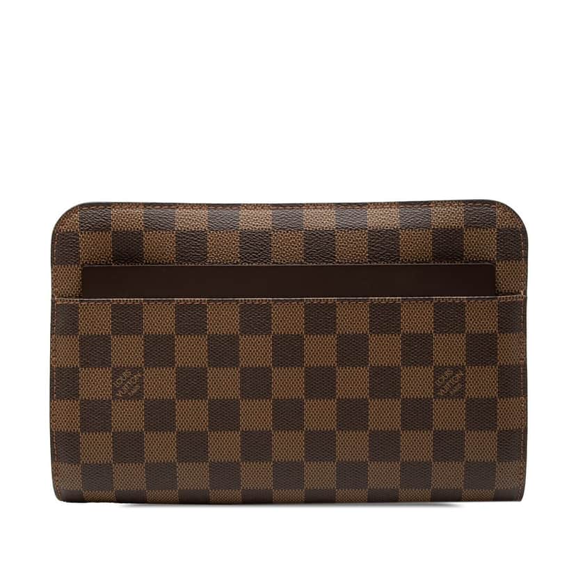 Louis Vuitton Damier Ebene Saint Louis Pochette Brown Very good condition - Front View