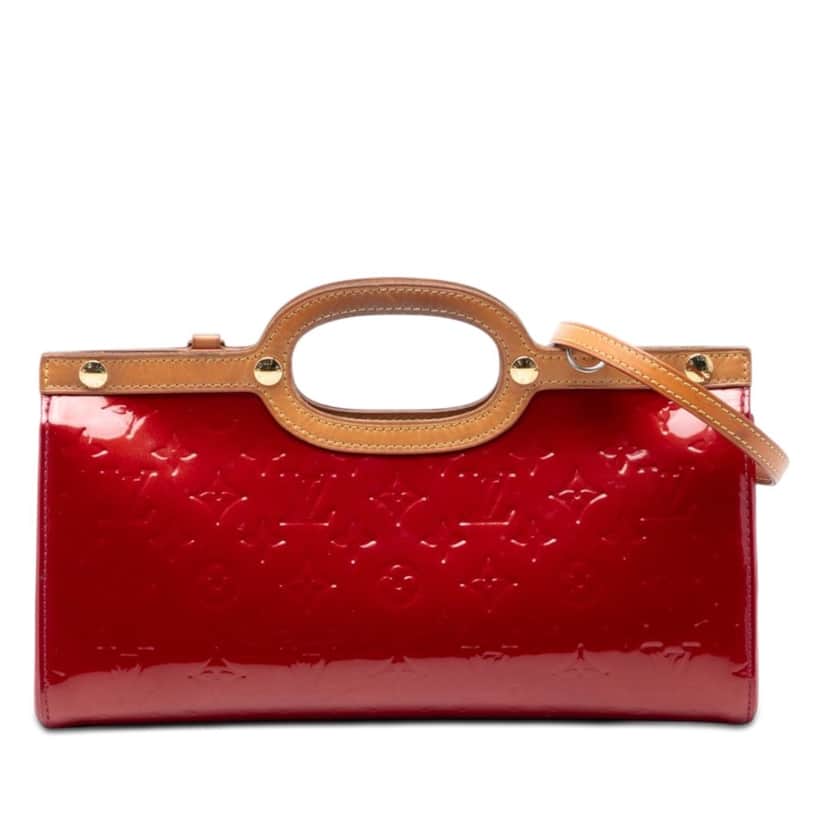 Louis Vuitton Monogram Vernis Roxbury Drive Red Leather Very good condition - Front View