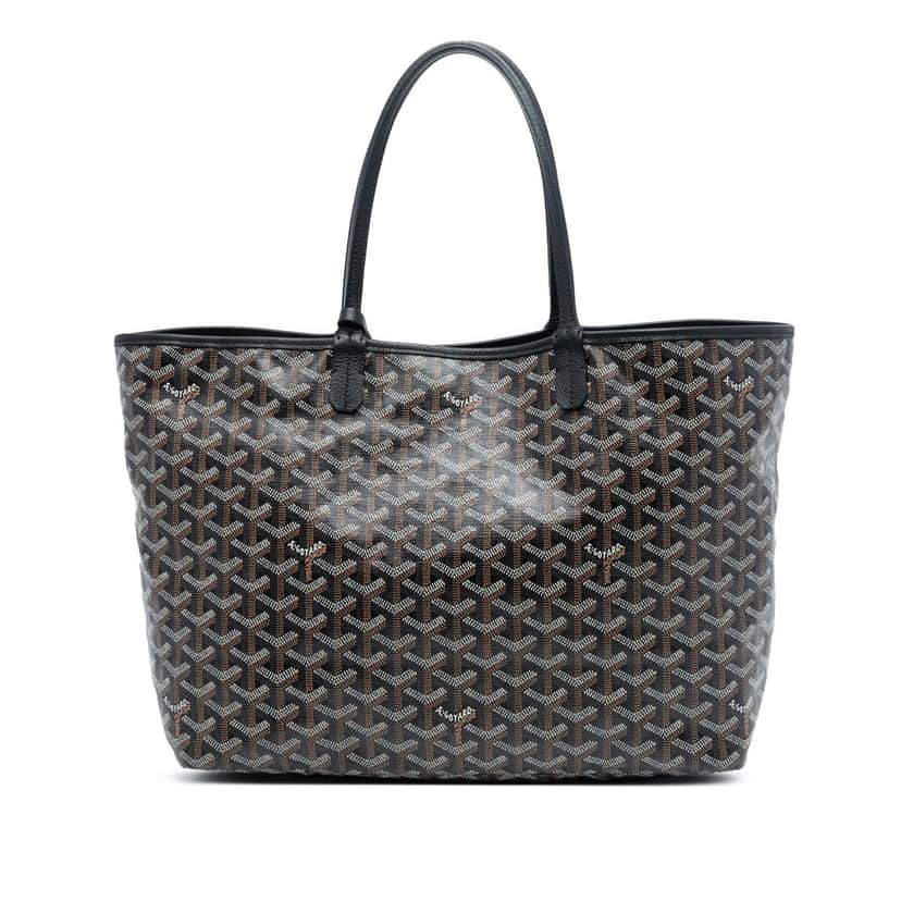 Goyard Goyardine Saint Louis PM Black Very good condition - Front View