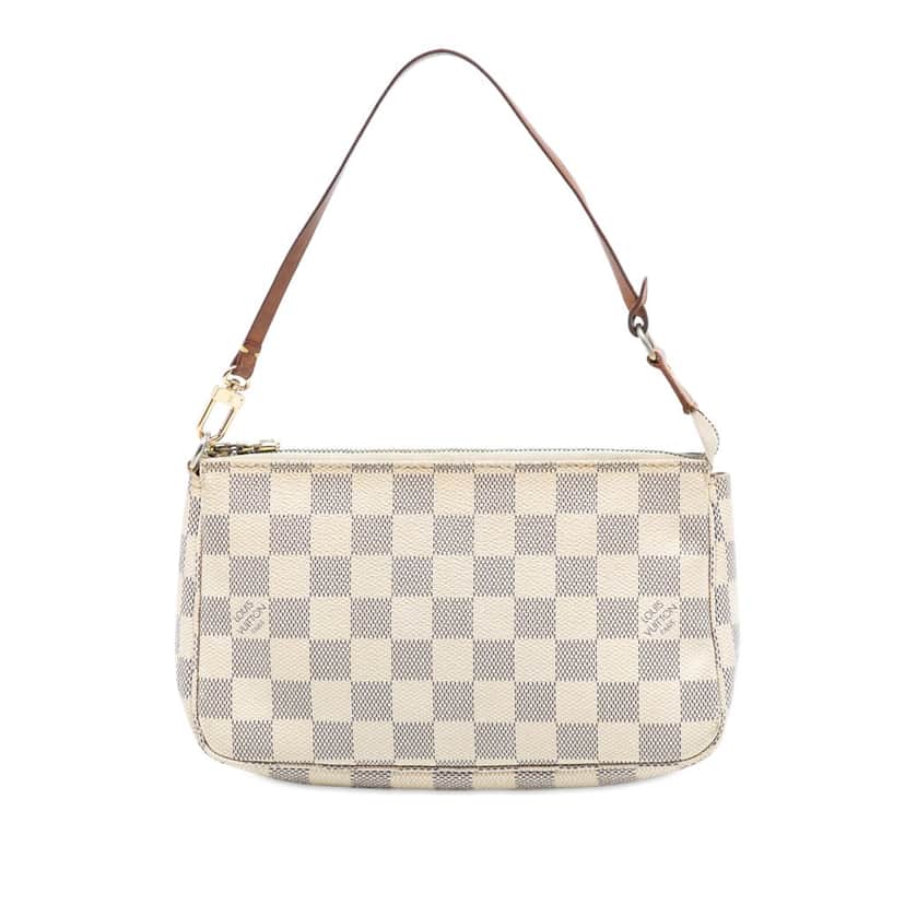 Louis Vuitton Damier Azur Pochette Accessoires White Very good condition - Front View