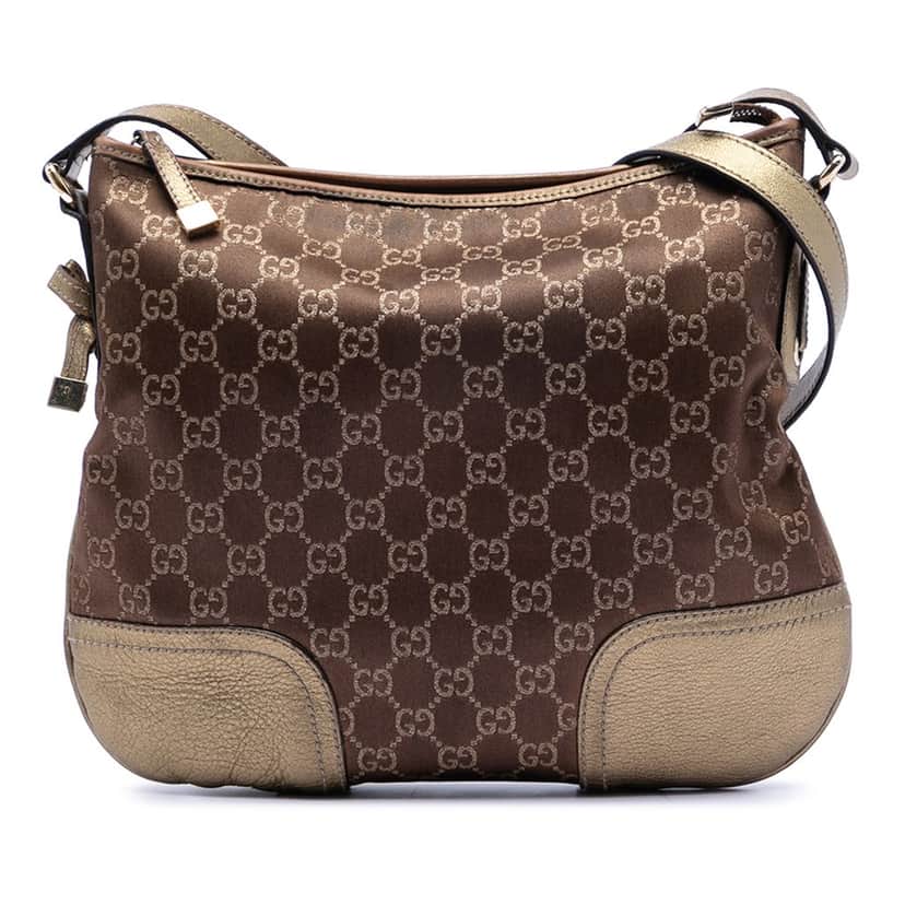 Gucci GG Canvas Princy Crossbody Brown Very good condition - Front View