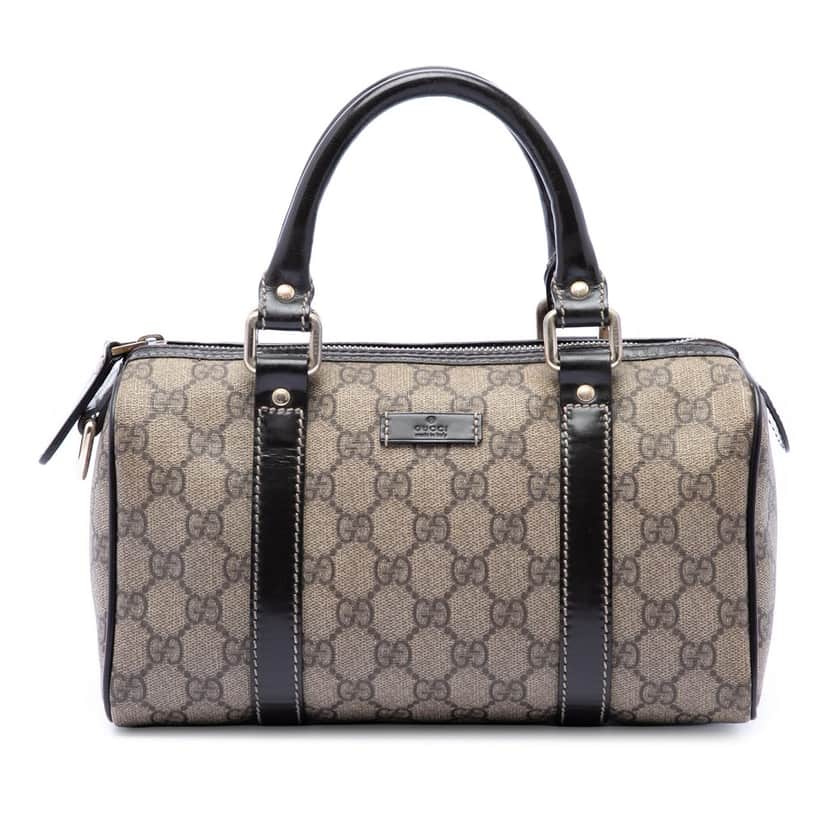Gucci Small GG Supreme Joy Boston Bag Beige Very good condition - Front View