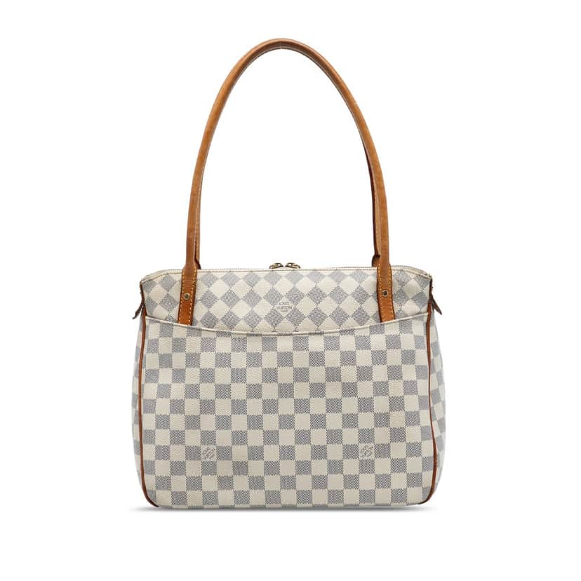 Louis Vuitton Damier Azur Figheri PM White Very good condition - Front View