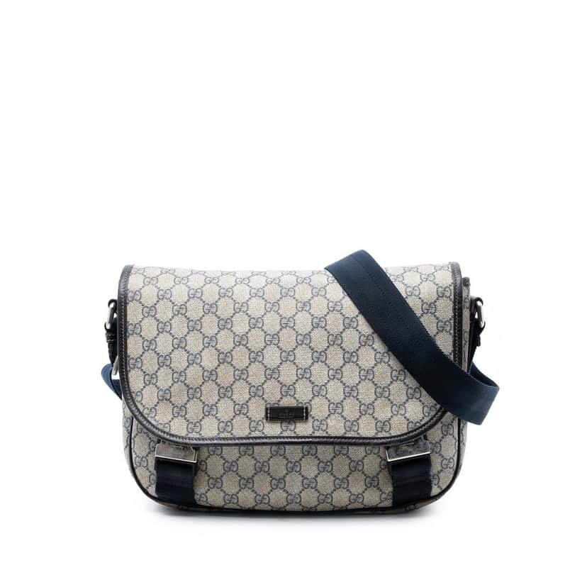 Gucci GG Supreme Crossbody Beige Very good condition - Front View