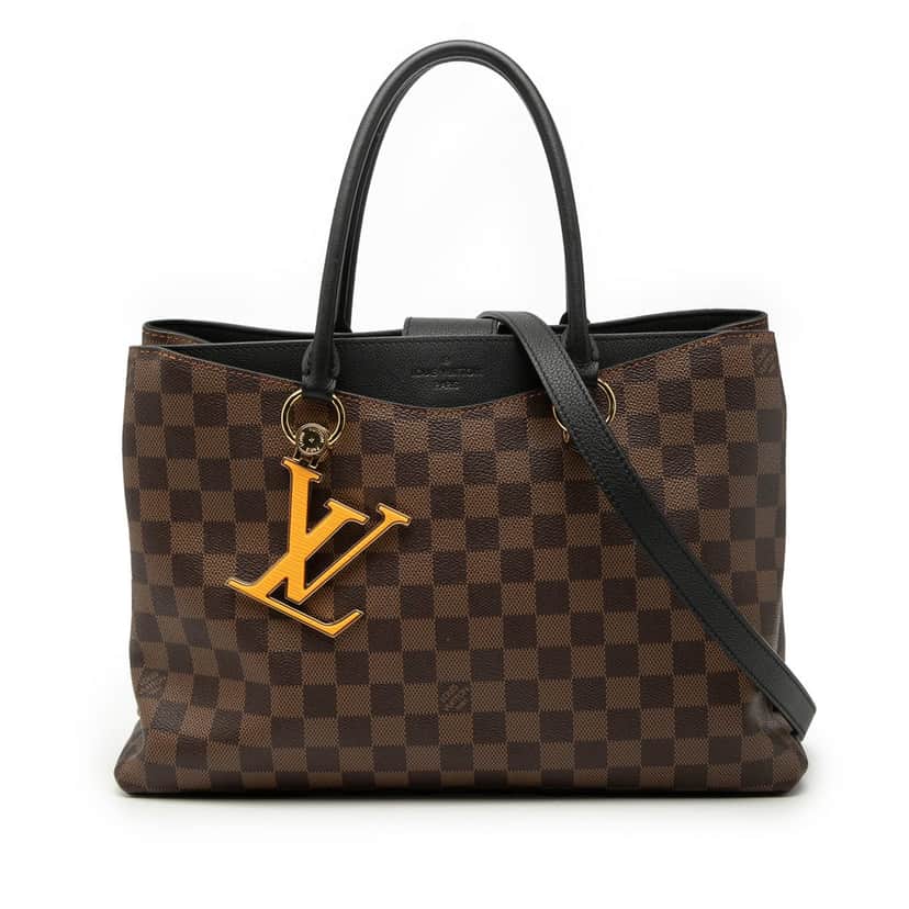 Louis Vuitton Damier Ebene Riverside Brown Very good condition - Front View