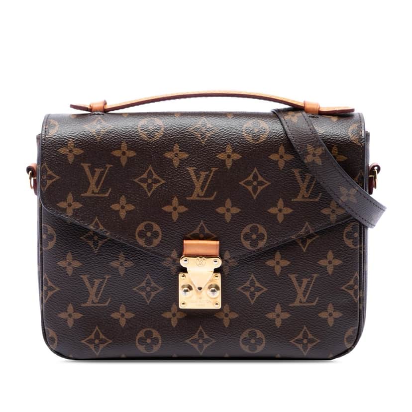 Louis Vuitton Monogram Pochette Metis Brown Very good condition - Front View