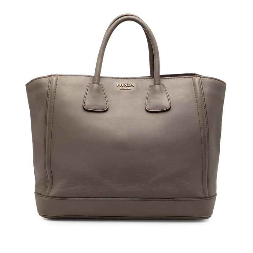 Prada Large City Calf Double Handle Shopping Tote Other Leather Very good condition - Front View