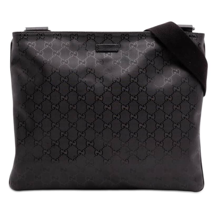 Gucci GG Imprime Crossbody Black Very good condition - Front View