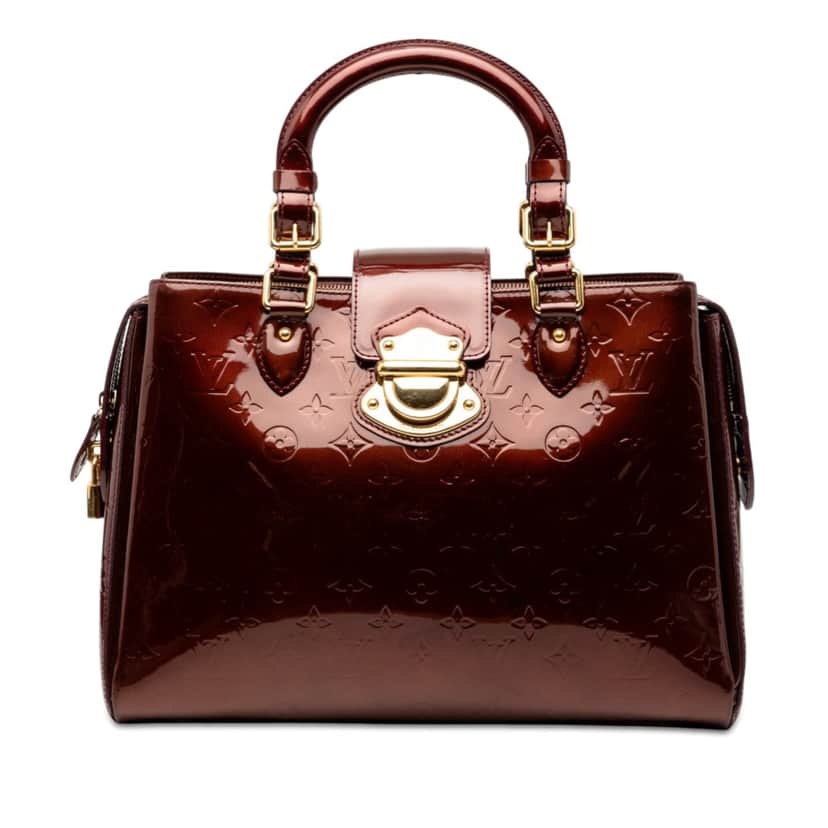 Louis Vuitton Monogram Vernis Melrose Avenue Red Leather Very good condition - Front View