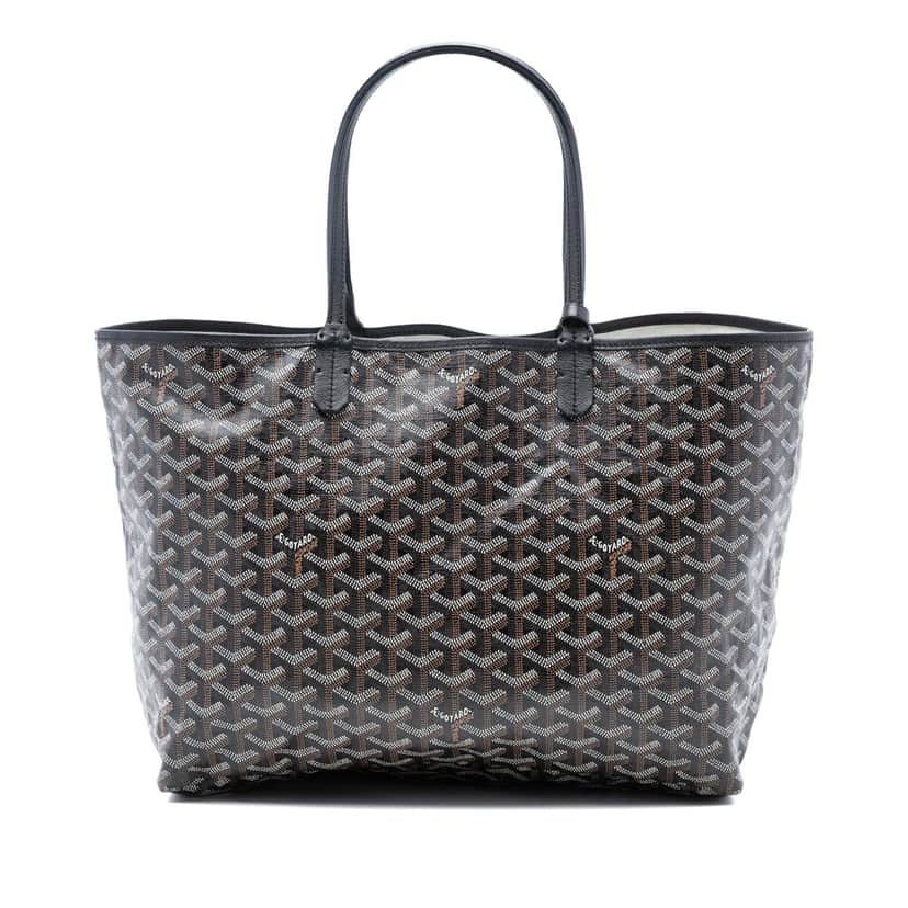 Goyard Goyardine Saint Louis PM Black Very good condition - Front View