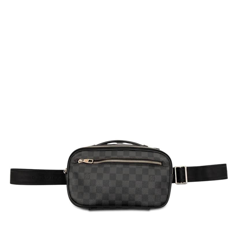 Louis Vuitton Damier Graphite Ambler Black Very good condition - Front View
