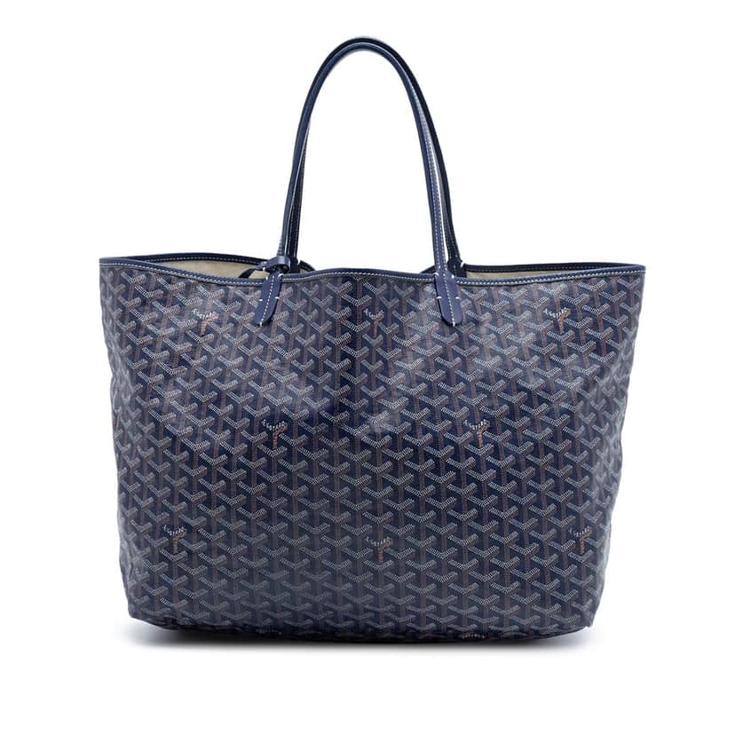 Goyard Goyardine Saint Louis GM Blue Very good condition - Front View