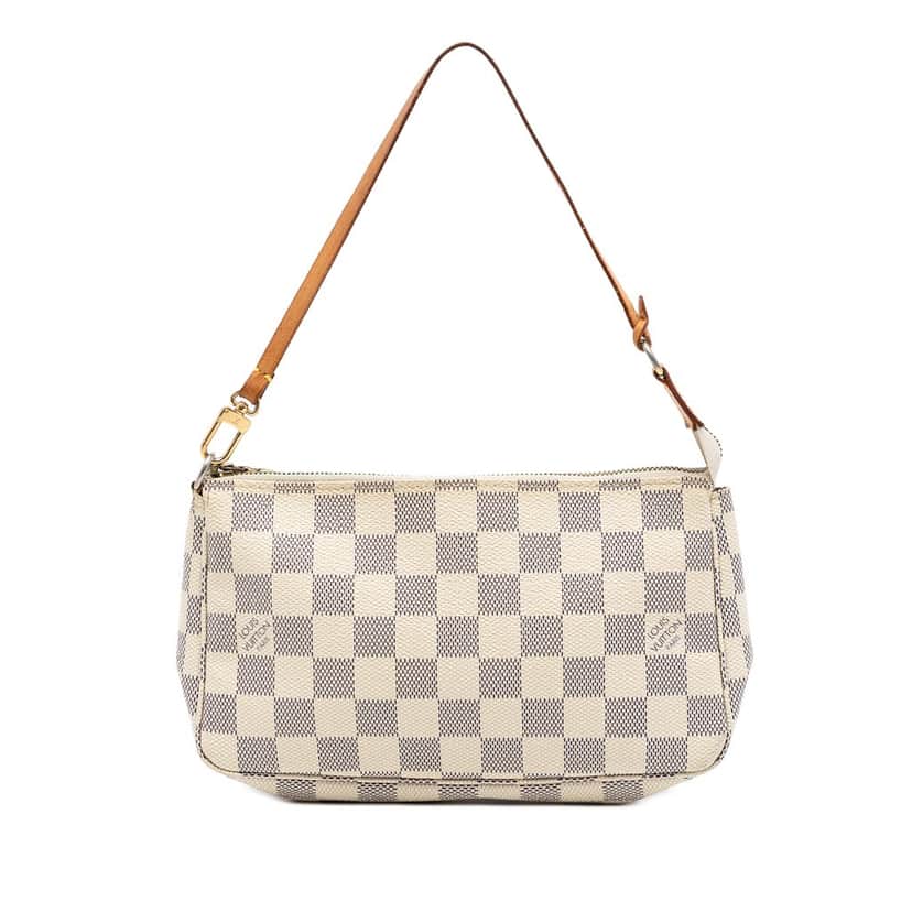 Louis Vuitton Damier Azur Pochette Accessoires White Very good condition - Front View