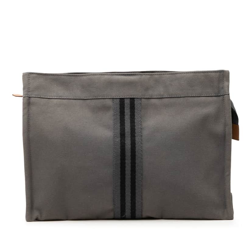 Hermès Canvas Fourre Tout Clutch Other Very good condition - Front View