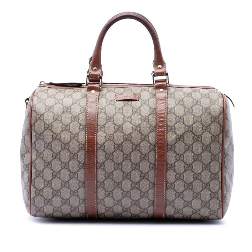 Gucci Medium GG Supreme Joy Boston Bag Beige Very good condition - Front View