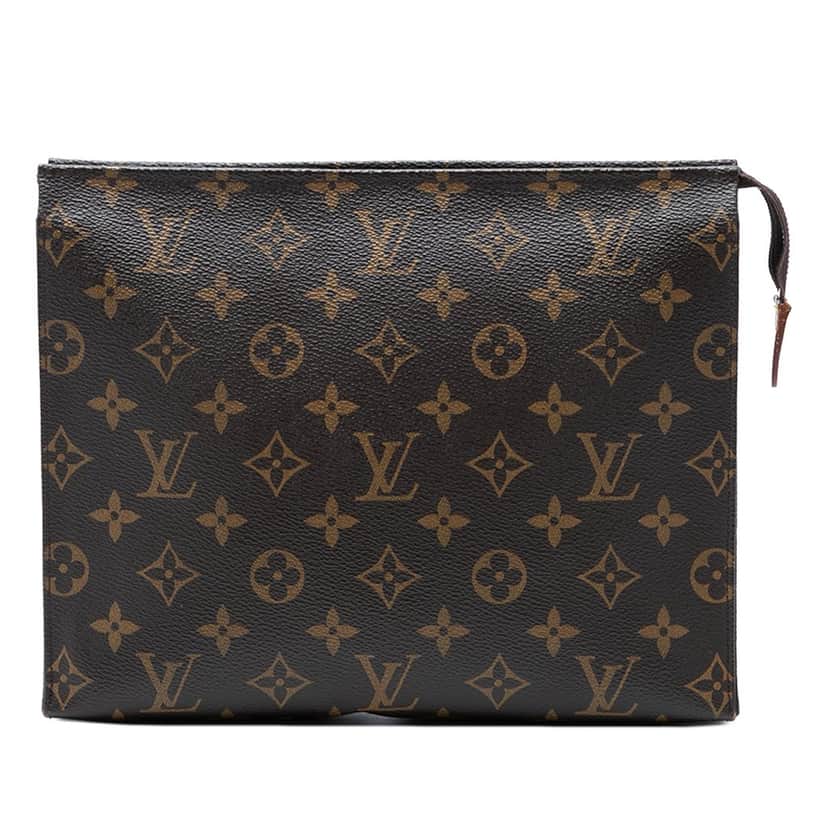 Louis Vuitton Monogram Toiletry Pouch 26 Brown Very good condition - Front View