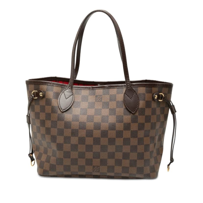 Louis Vuitton Damier Ebene Neverfull PM Brown Very good condition - Front View