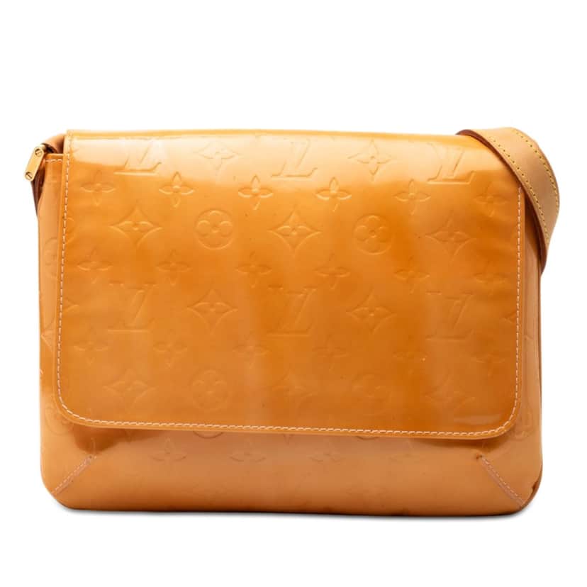 Louis Vuitton Monogram Vernis Thompson Street Beige Leather Very good condition - Front View