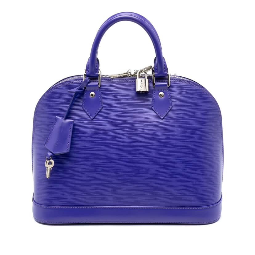 Louis Vuitton Epi Alma PM Purple Leather Very good condition - Front View