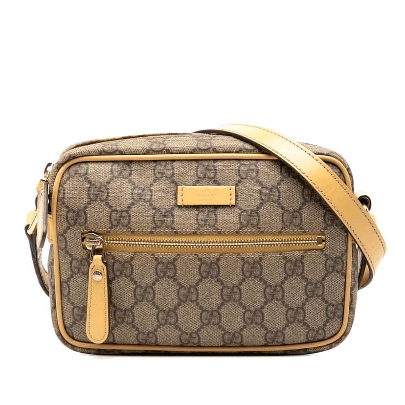 Gucci GG Supreme Crossbody Beige Very good condition - Front View
