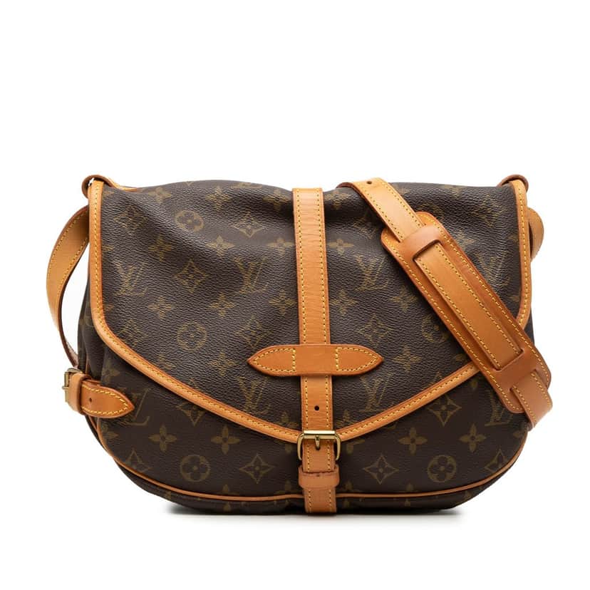 Louis Vuitton Monogram Saumur 30 Brown Good condition - Front View