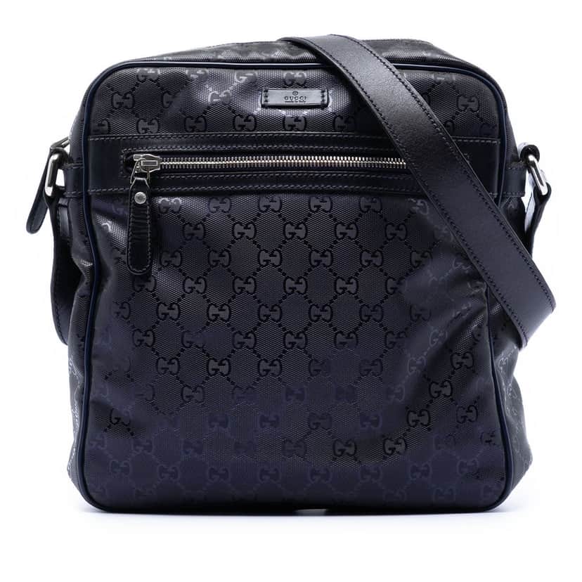 Gucci GG Imprime Crossbody Blue Very good condition - Front View