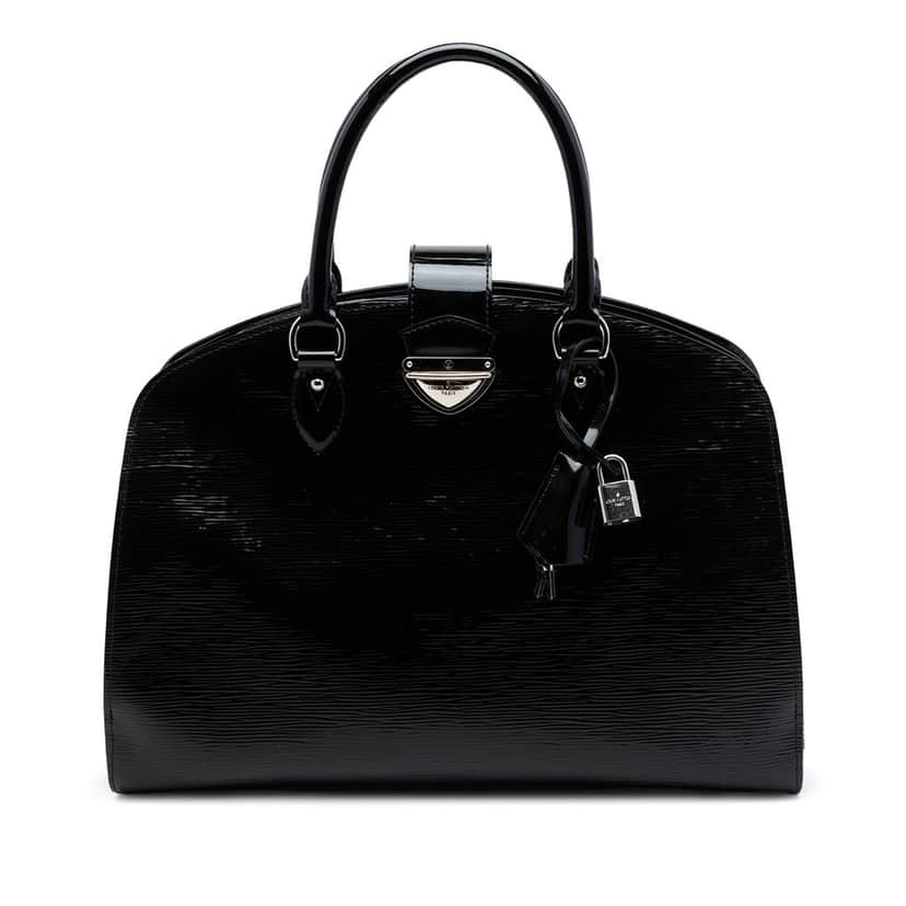 Louis Vuitton Electric Epi Pont Neuf GM Black Leather Very good condition - Front View