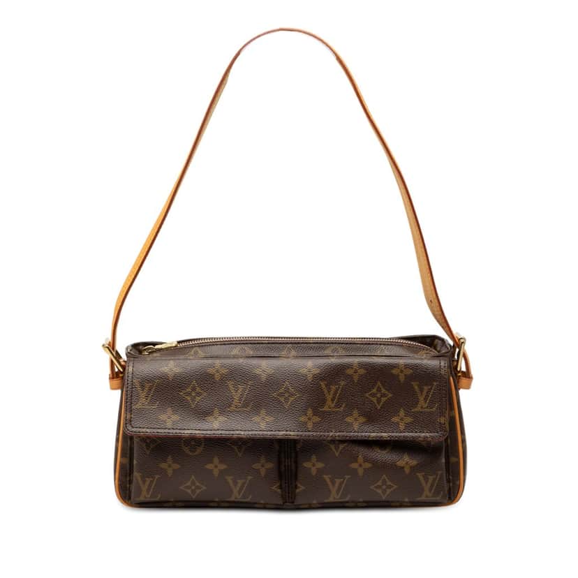 Louis Vuitton Monogram Viva Cite MM Brown Very good condition - Front View