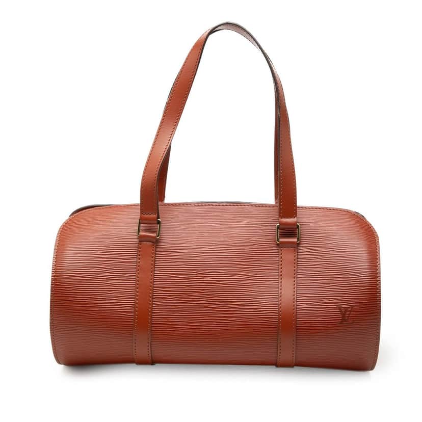 Louis Vuitton Epi Soufflot Brown Leather Very good condition - Front View