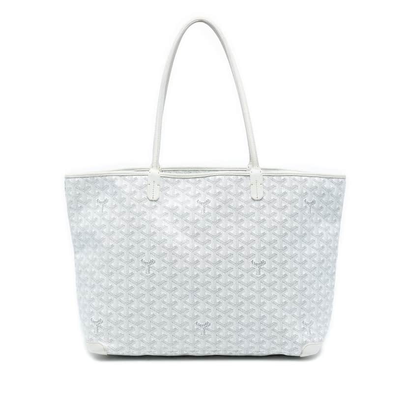 Goyard Goyardine Artois MM White Very good condition - Front View