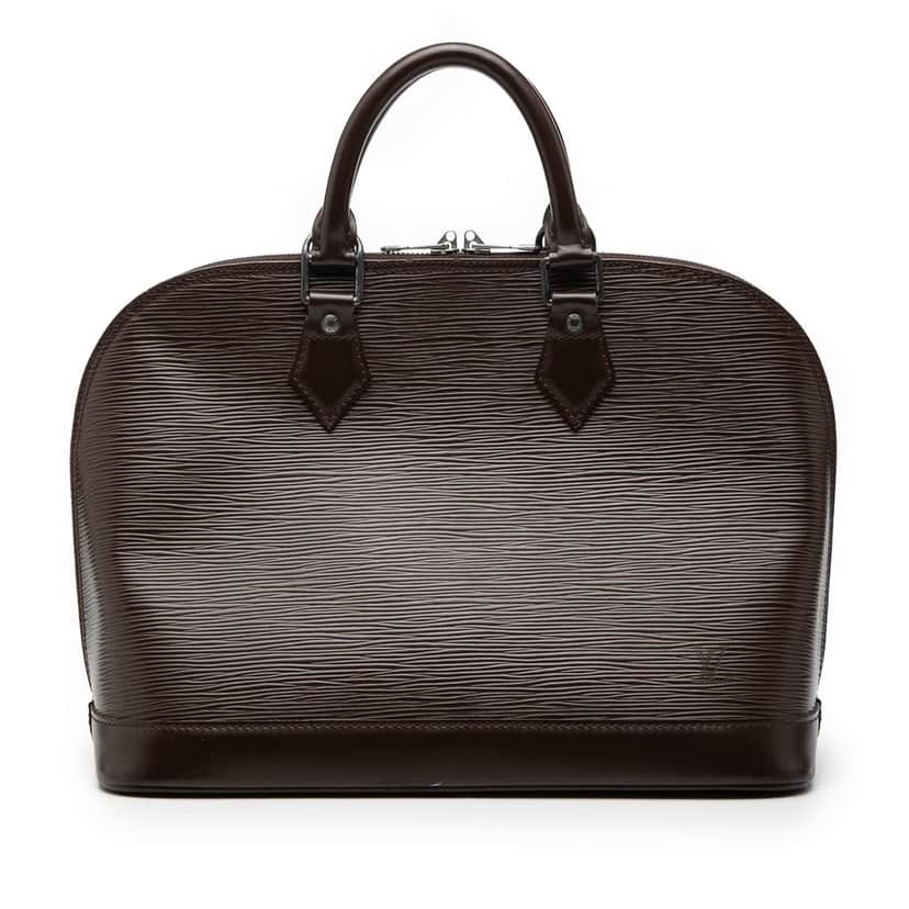 Louis Vuitton Epi Alma PM Brown Leather Very good condition - Front View
