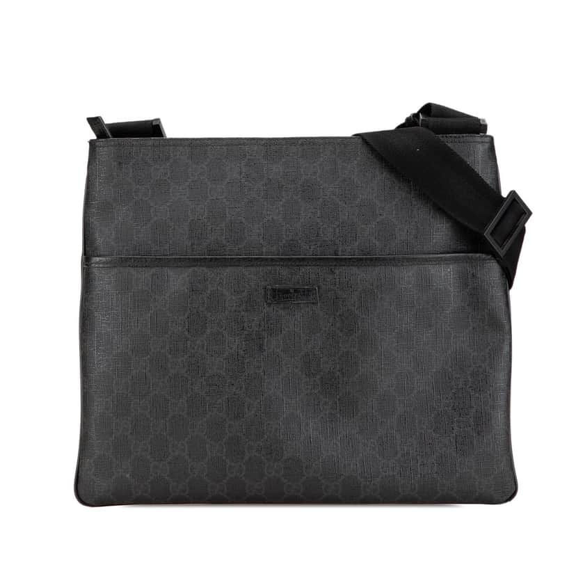Gucci GG Supreme Crossbody Black Very good condition - Front View