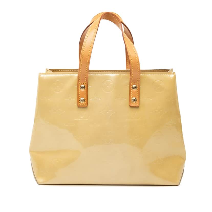 Louis Vuitton Monogram Vernis Reade PM Beige Leather Very good condition - Front View