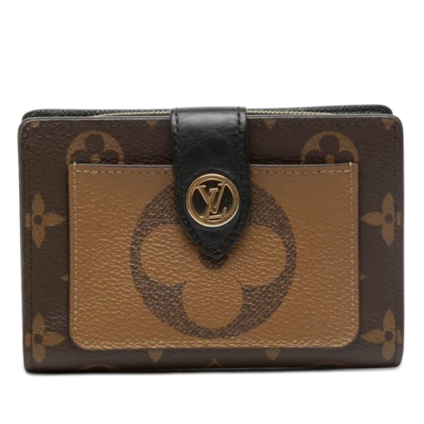 Louis Vuitton Monogram Giant Reverse Juliette Wallet Brown Very good condition - Front View