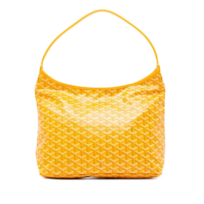 Goyard Goyardine Boheme Hobo Yellow Very good condition - Front View