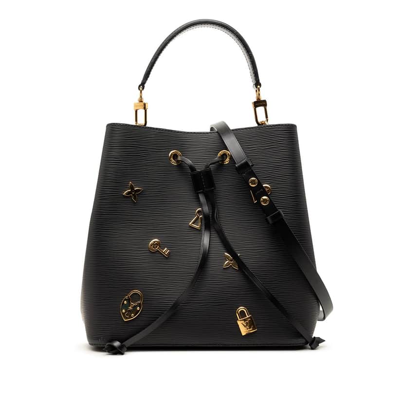 Louis Vuitton Epi Love Lock Neonoe Black Leather Good condition - Front View