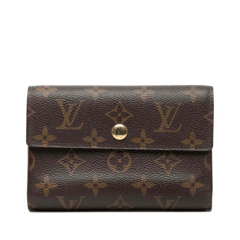 Louis Vuitton Monogram Alexandra Small Wallet Brown Very good condition - Front View
