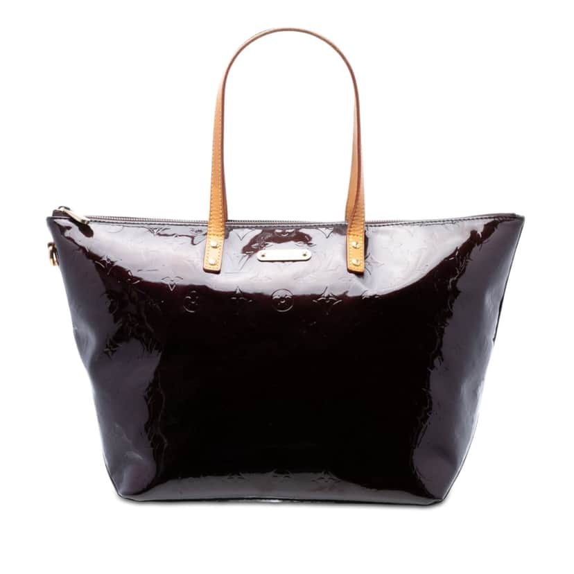 Louis Vuitton Monogram Vernis Bellevue GM Purple Leather Very good condition - Front View