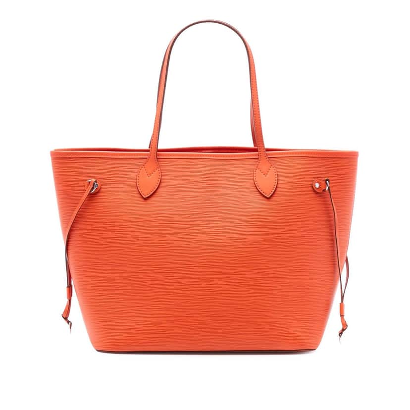 Louis Vuitton Epi Neverfull MM Orange Leather Very good condition - Front View