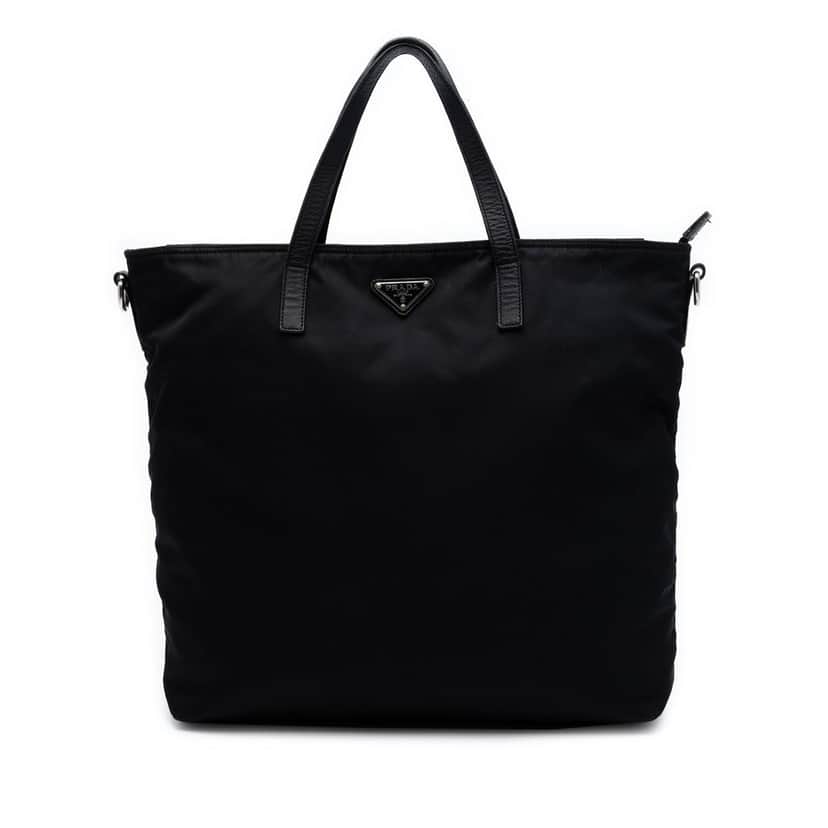 Prada Tessuto Satchel Black Very good condition - Front View