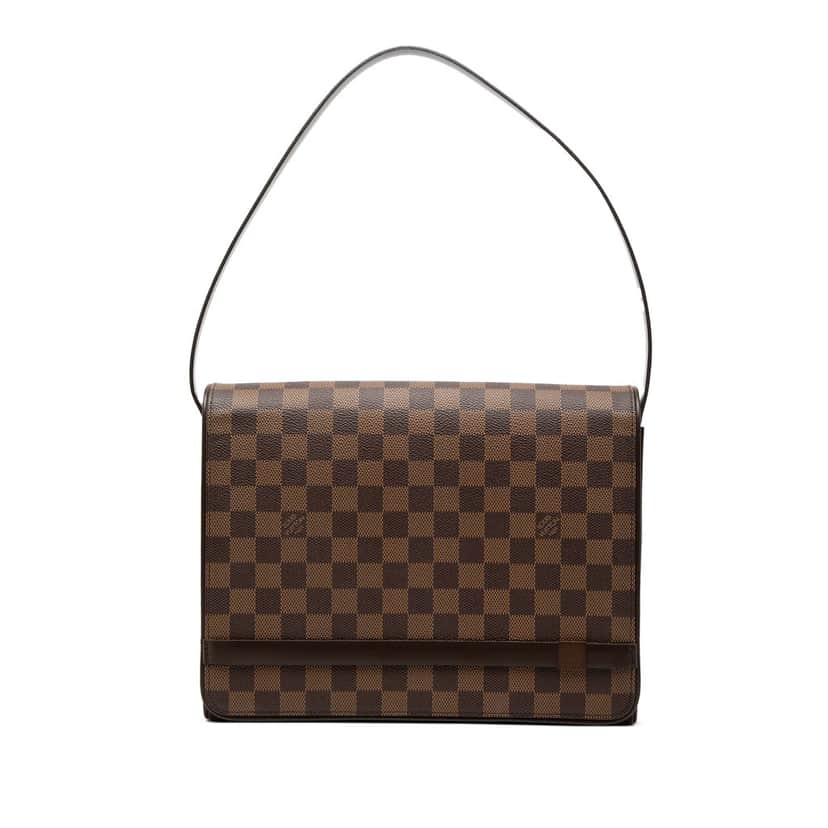 Louis Vuitton Damier Ebene Tribeca Carre Brown Very good condition - Front View
