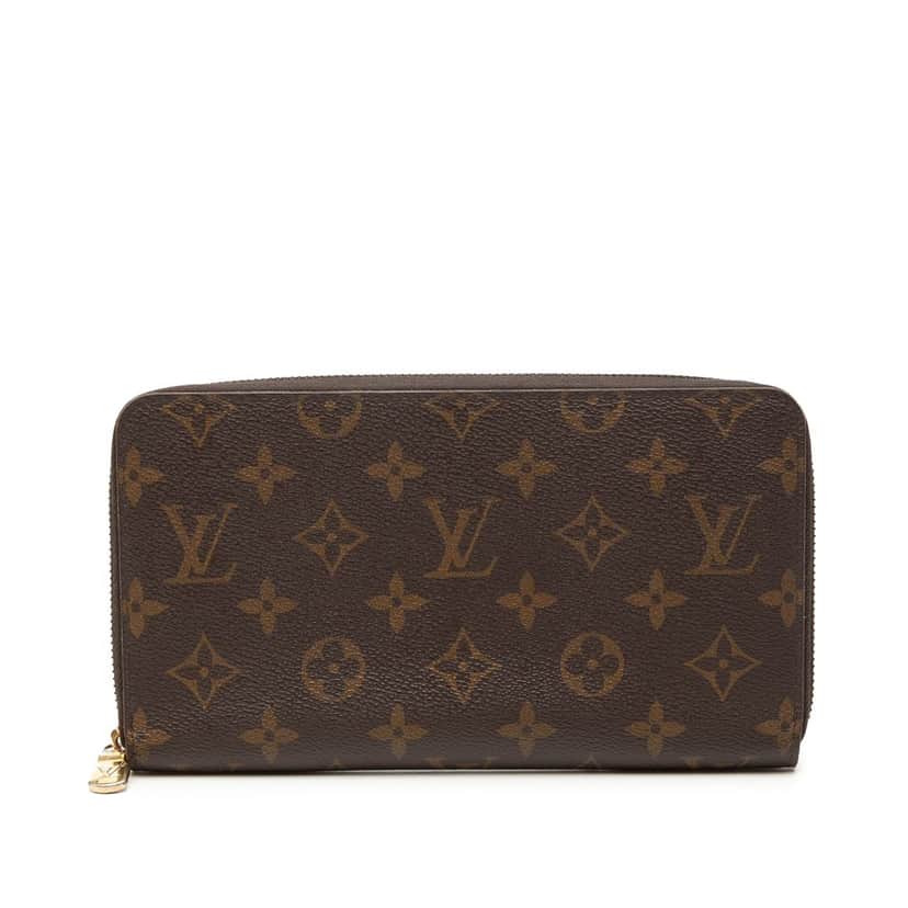 Louis Vuitton Monogram Zippy Organizer Wallet Brown Very good condition - Front View