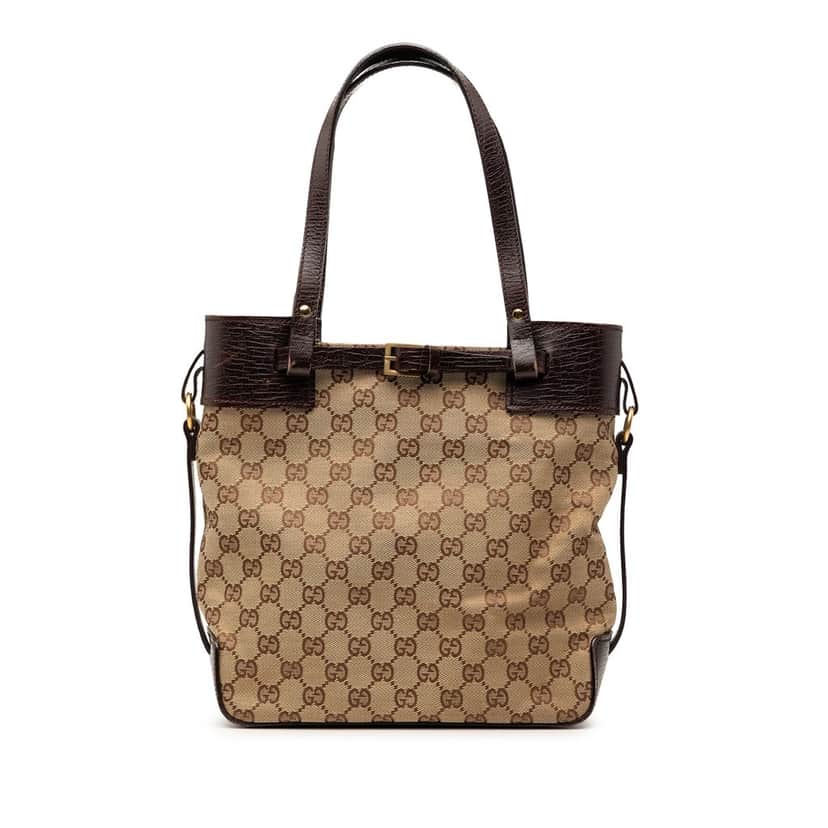 Gucci GG Canvas Tote Beige Very good condition - Front View