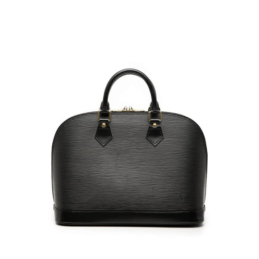 Louis Vuitton Epi Alma PM Black Leather Very good condition - Front View