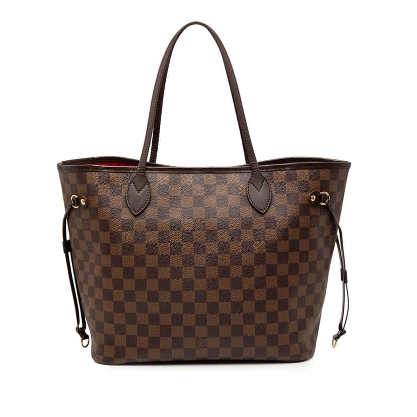 Louis Vuitton Damier Ebene Neverfull MM Brown Very good condition - Front View
