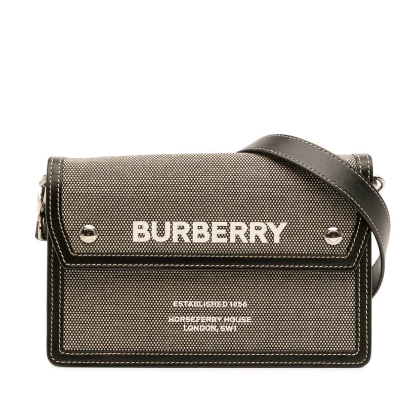 Burberry Canvas Horseferry Note Crossbody Other Very good condition - Front View