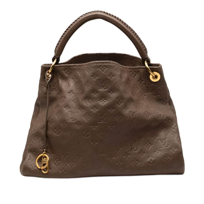 Louis Vuitton Monogram Empreinte Artsy MM Brown Leather Very good condition - Front View