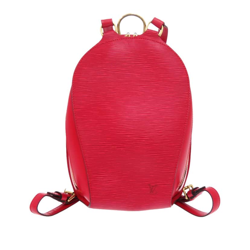 Louis Vuitton Epi Mabillon Red Leather Very good condition - Front View